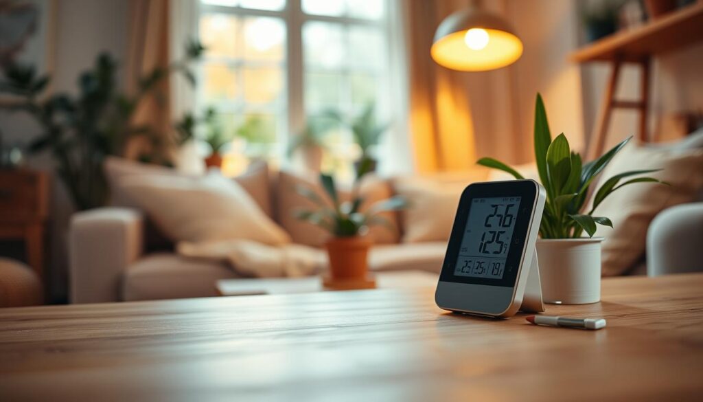 Hygrometer zur Messung der Luftfeuchtigkeit und Raumtemperatur